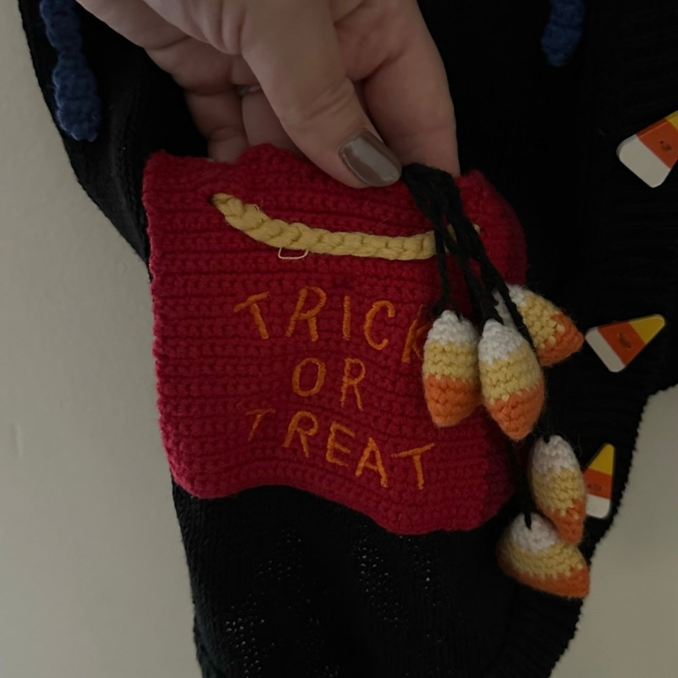 Size Large | Vintage Eagle’s Eye Halloween Themed Sweater Vest