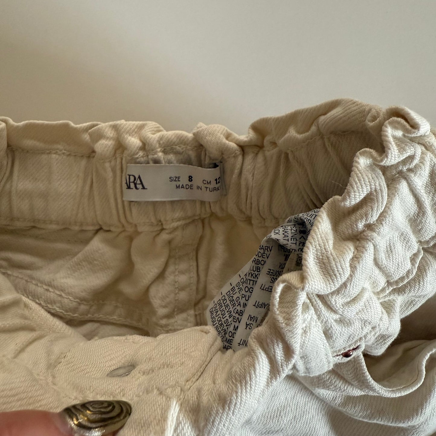 Size 8 | Zara paper bag mom shorts