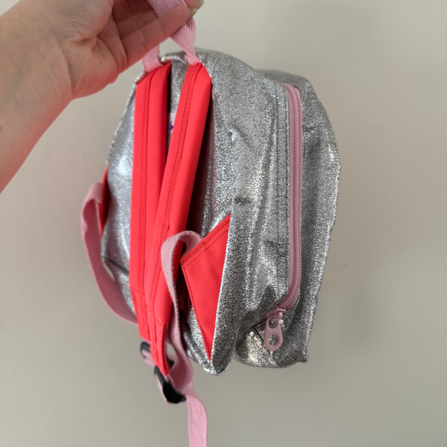 Joules Glitter Rainbow backpack