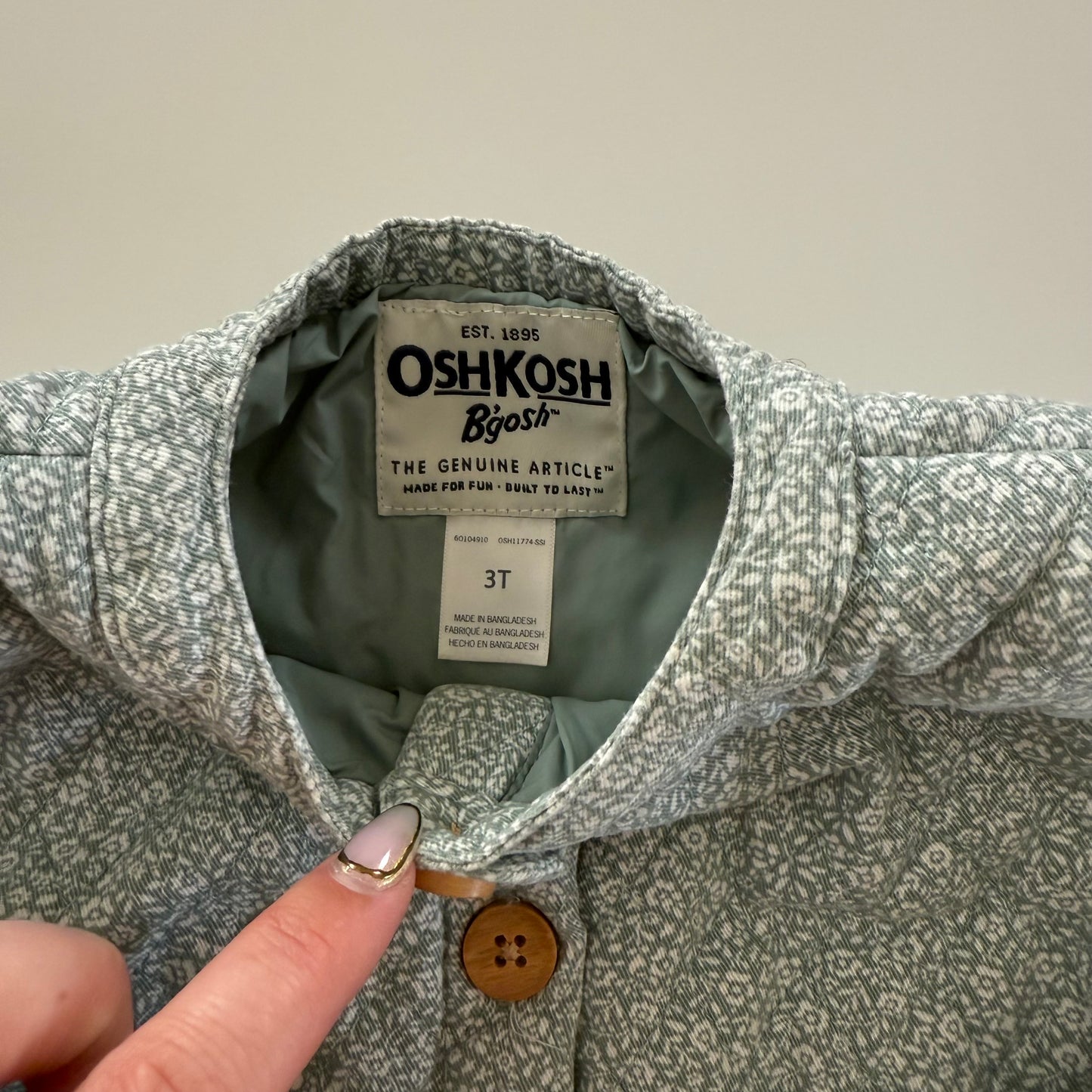 Size 3T | Quilted jacket