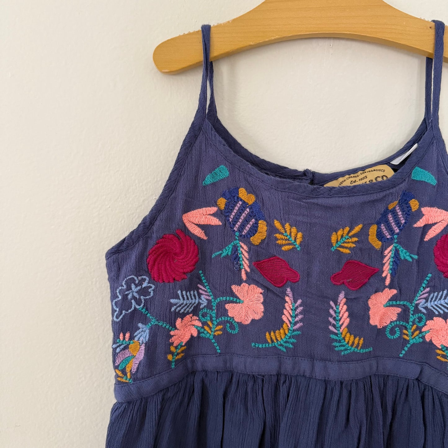 Size 10/12 | Girls embroidered dress