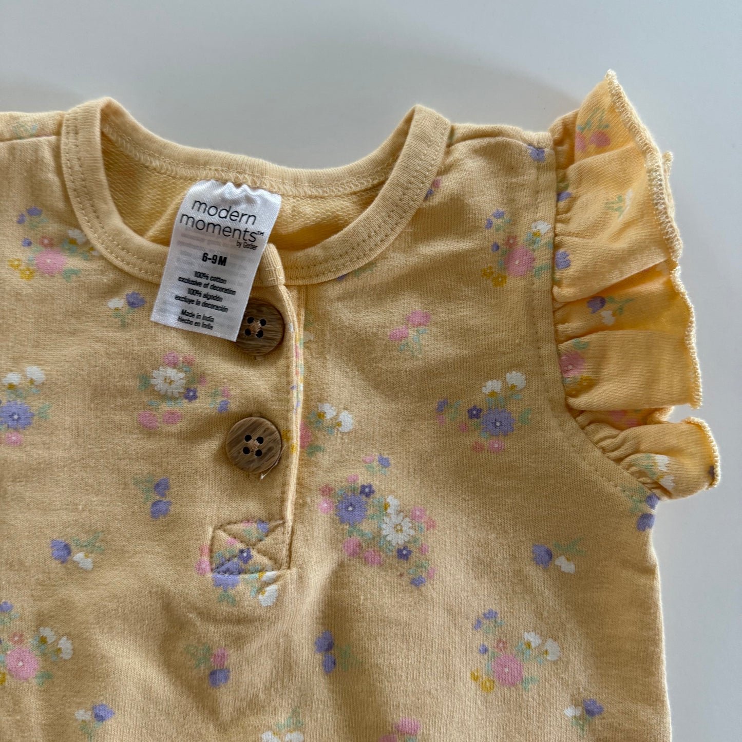 Size 6-9 months | Floral one piece