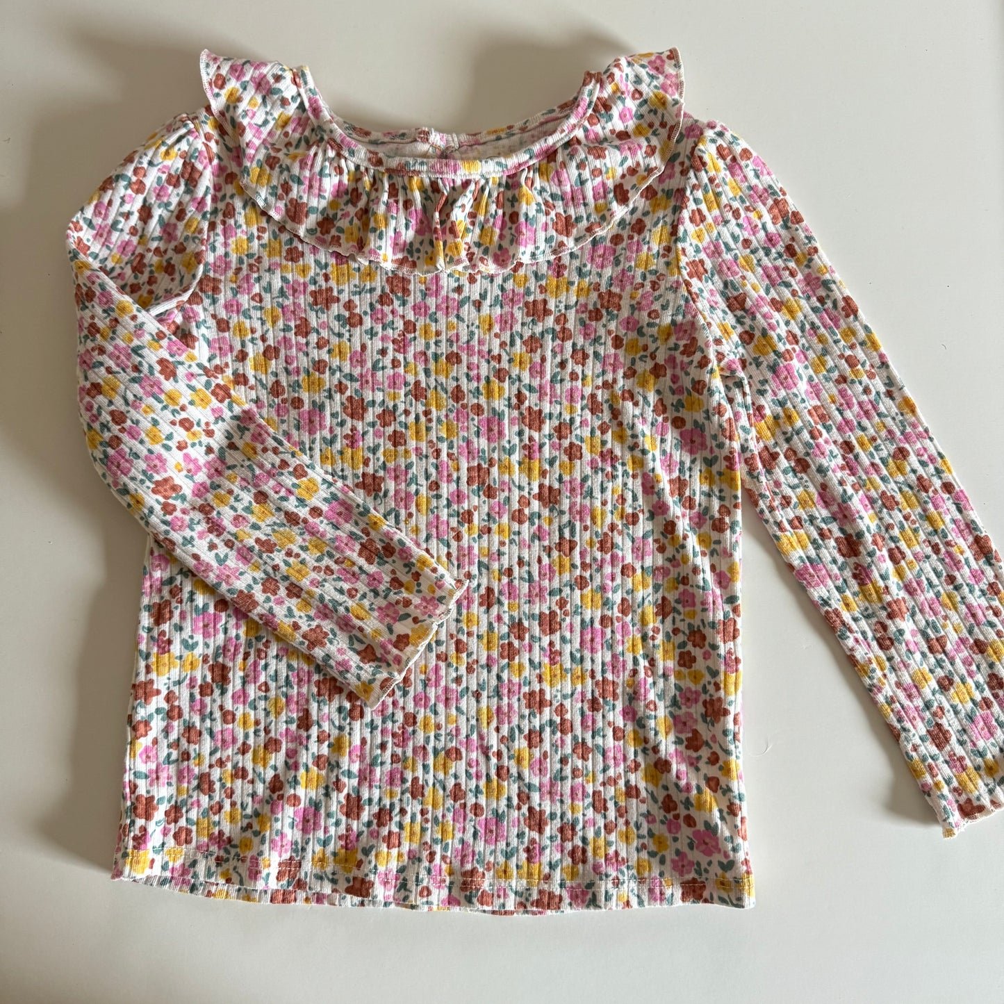 Size 5T | Floral long sleeve top