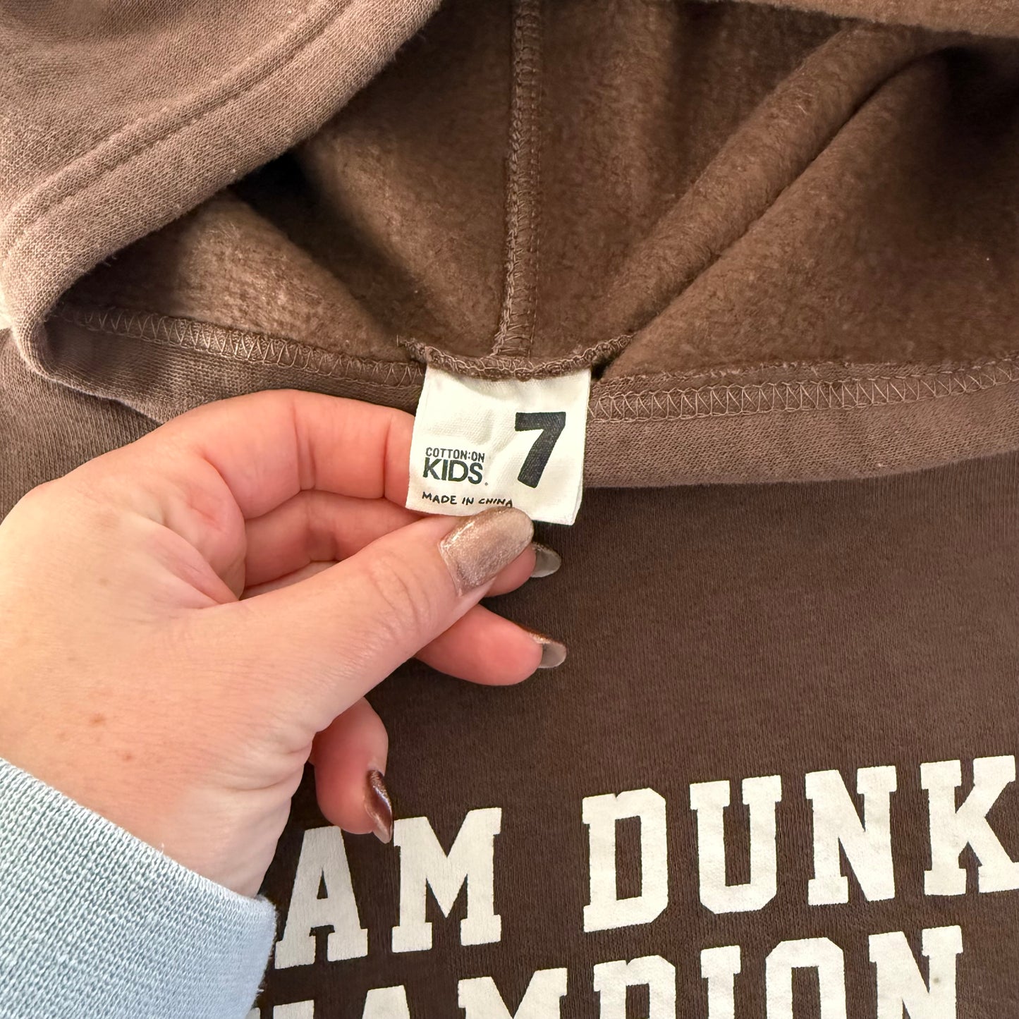 Size 7 | Cotton On slam dunk camp hoodie