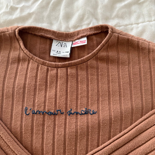 Size 4/5 | Zara ribbed long sleeve