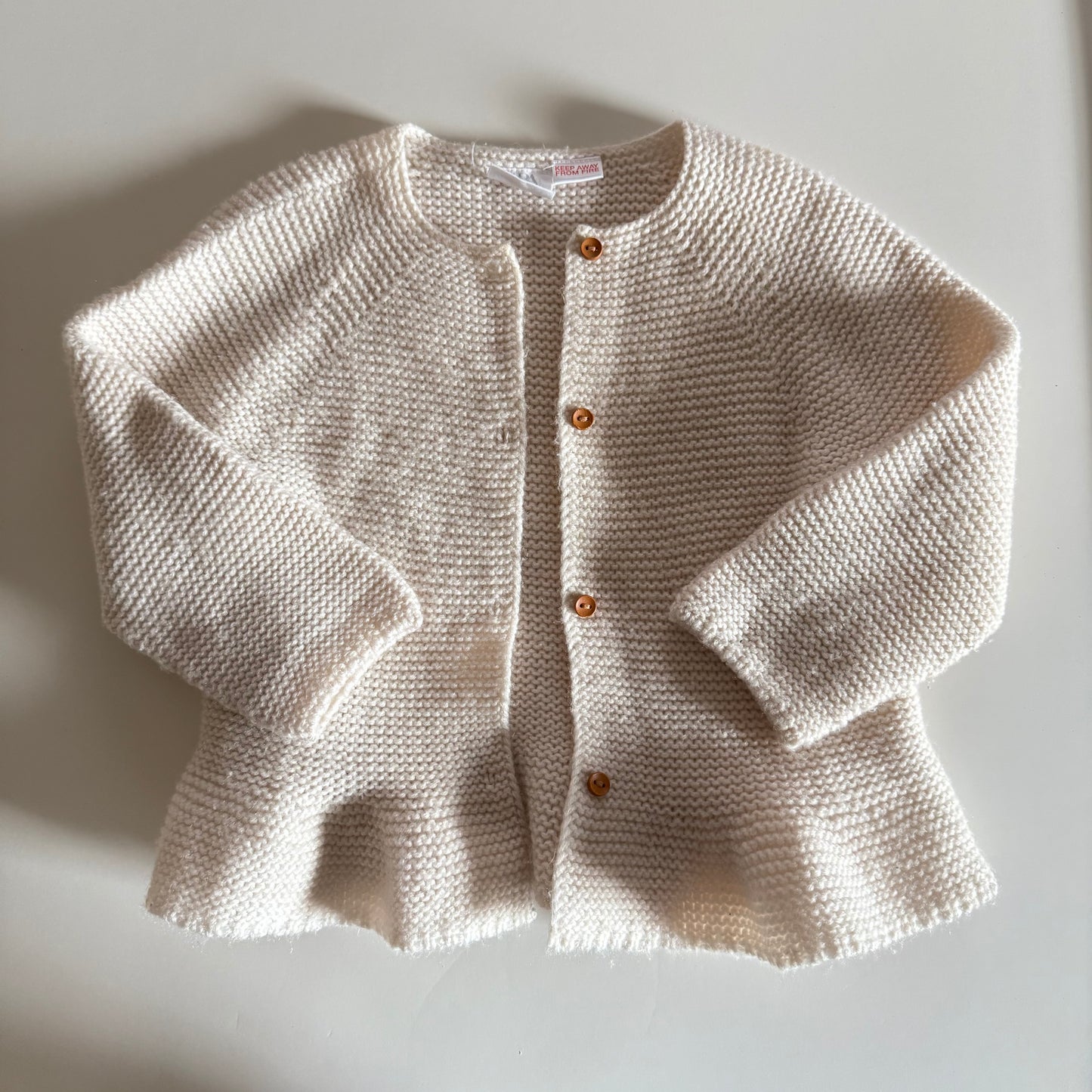 Size 12-18 months | Knit peplum sweater