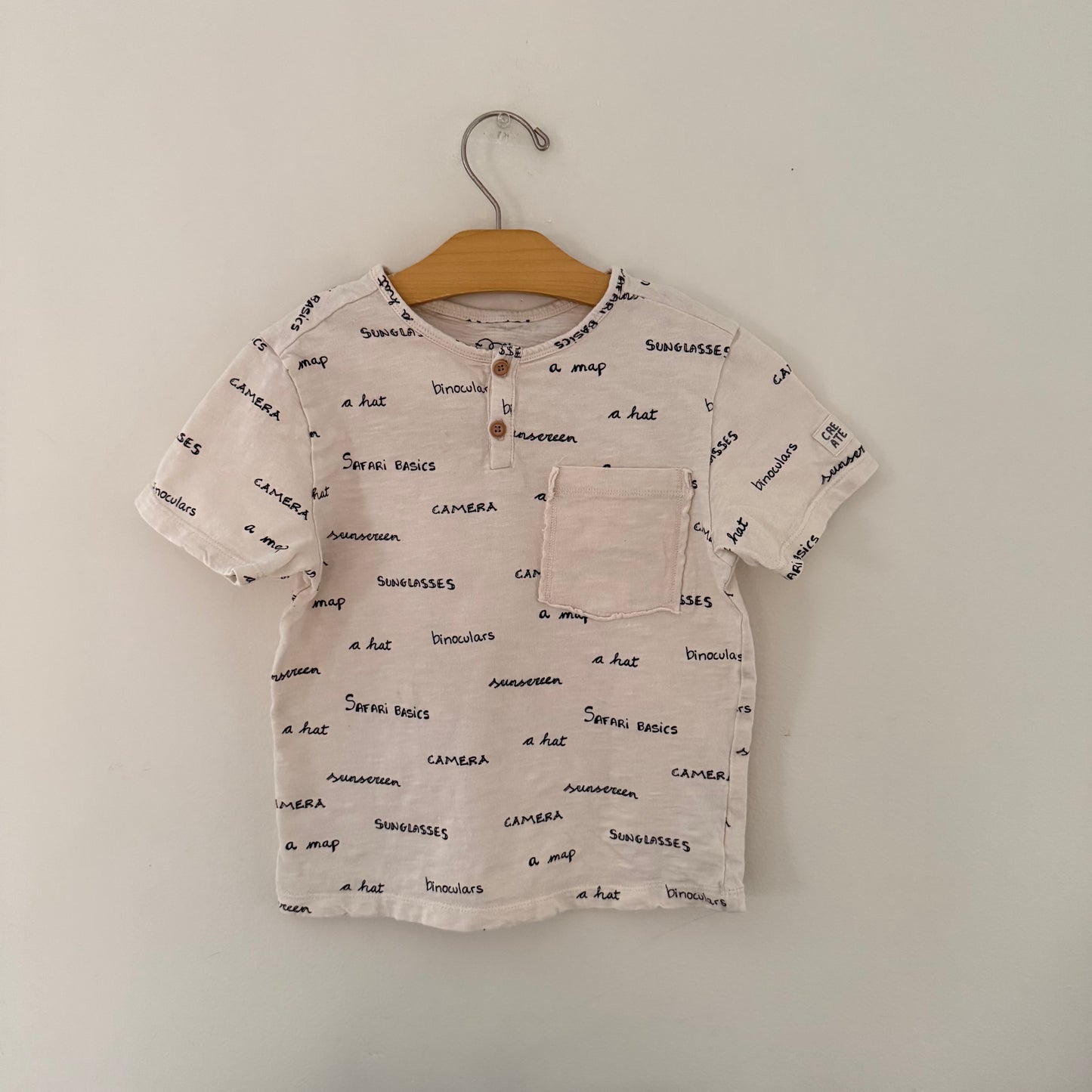 Size 5T | Art Class button henley