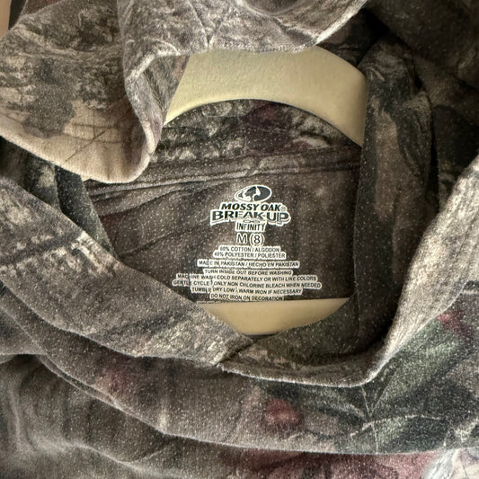 Size 8 | Light camo hoodie