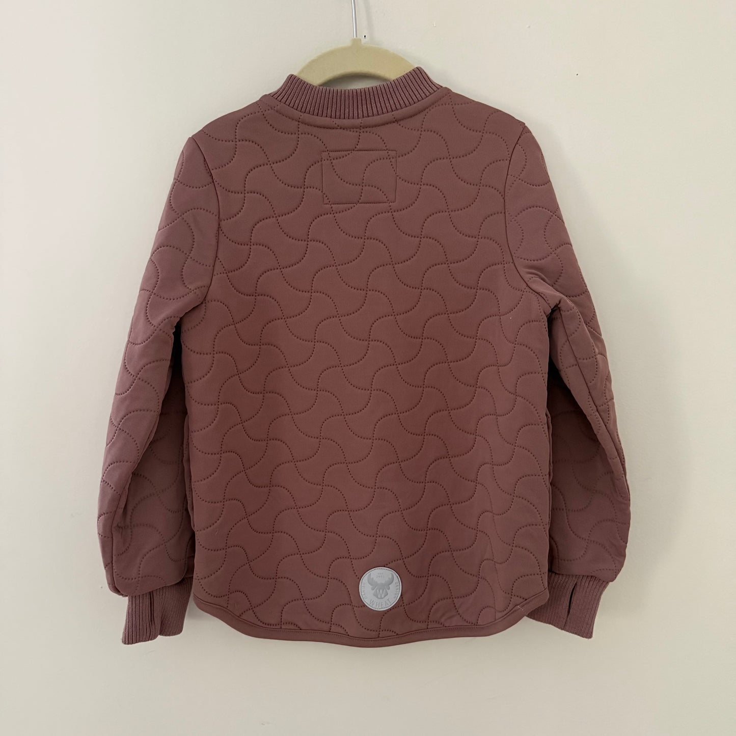 Size 6 | Wheat Loui Thermo Jacket in a warm rose