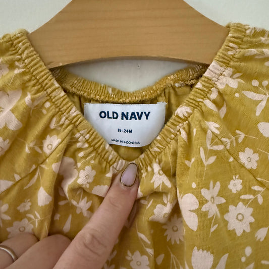 Size 18-24 months | Mustard romper