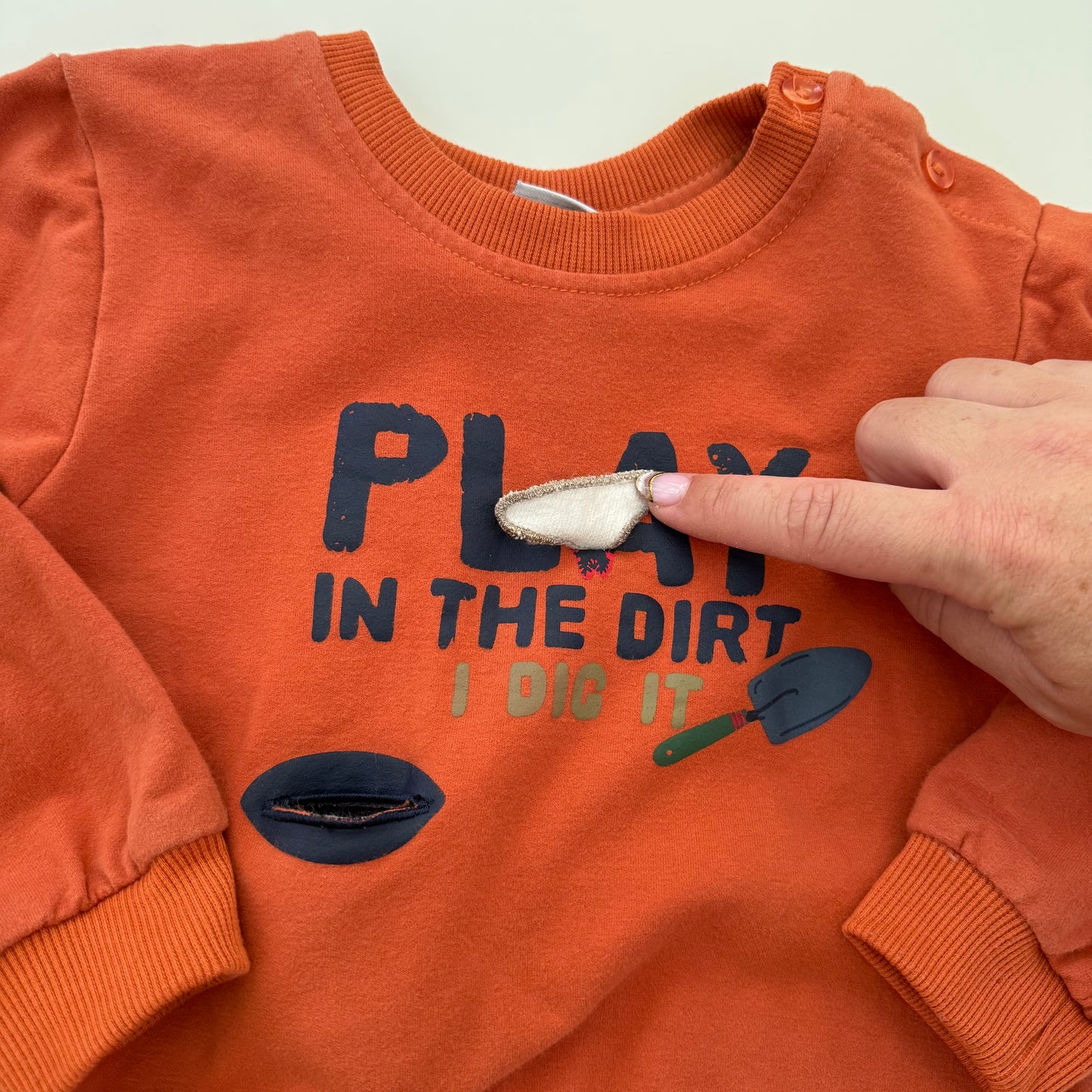 Size 24 months | Play in the dirt pullover