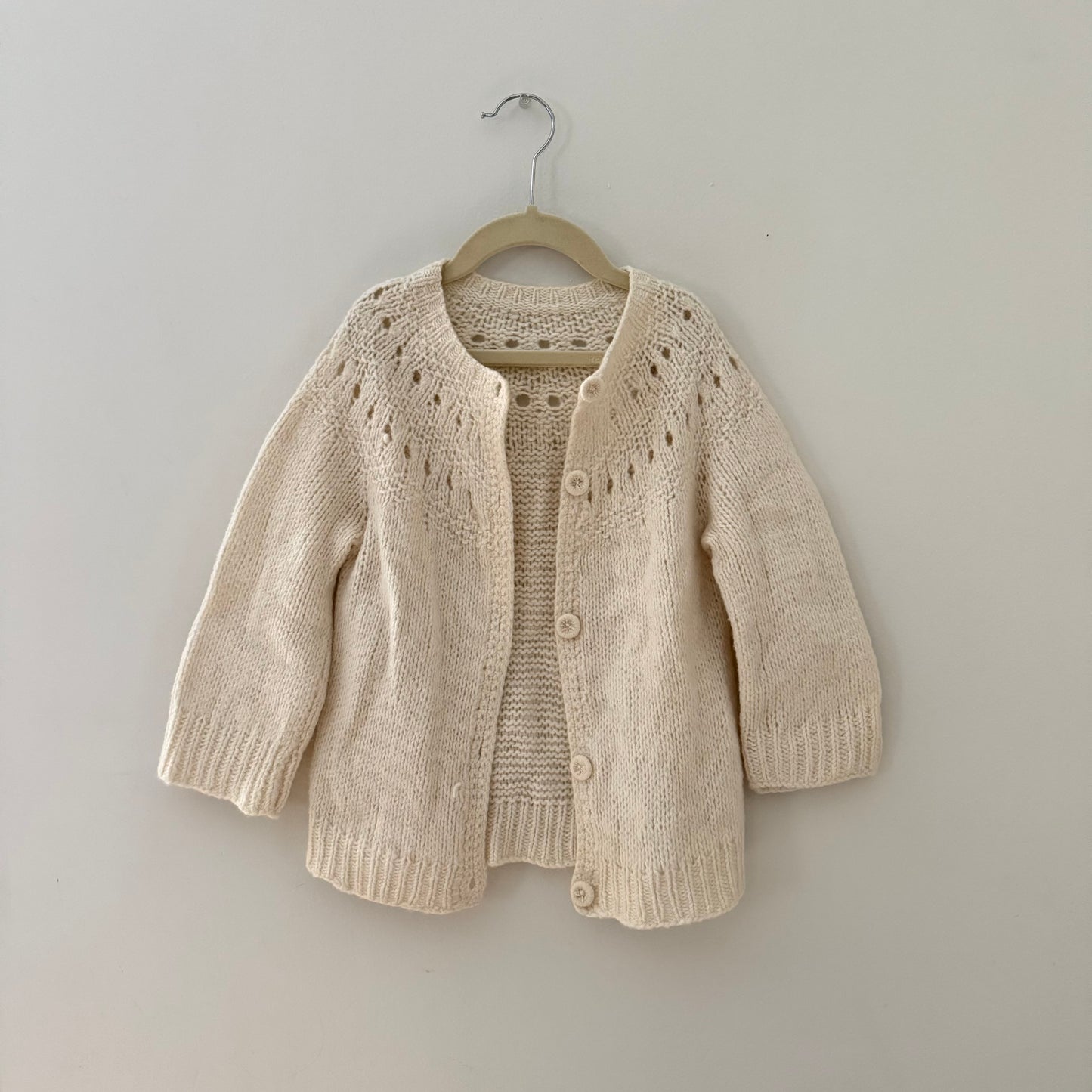 Open size | Handmade cream sweater