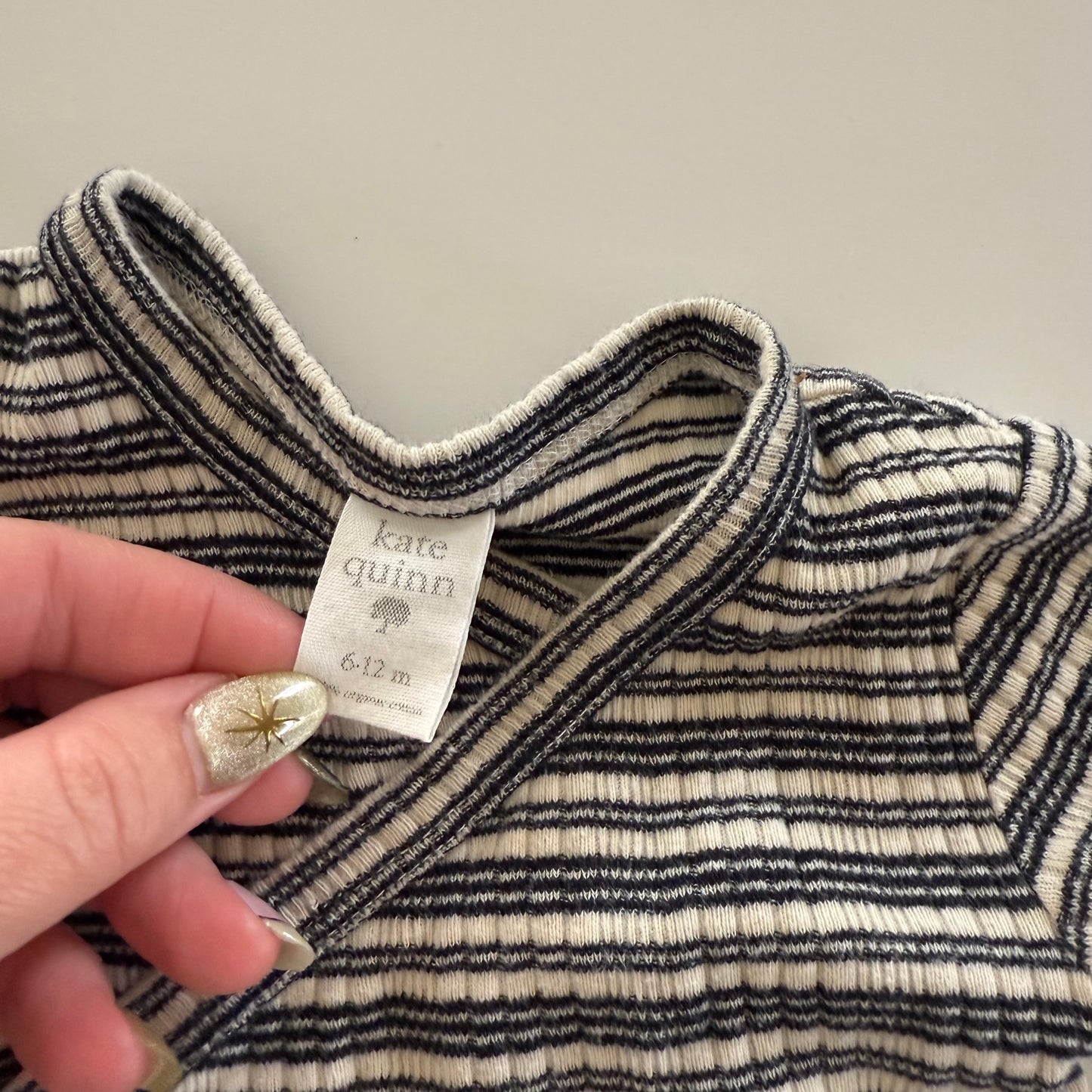 6-12 months | Kate Quinn ribbed onesie