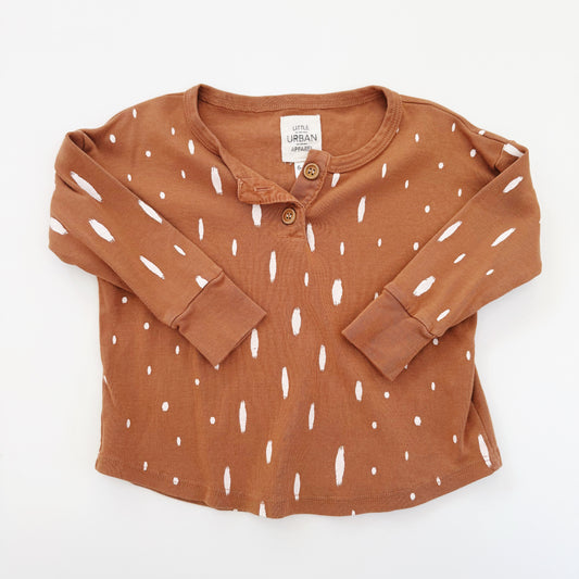 Size 6-12 months | Little Urban Apparel two button Henley