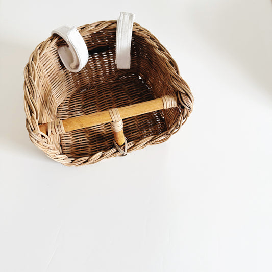 Ollie Ella woven bike/scooter basket