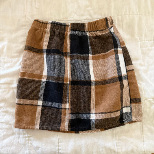 Size 5/6 | Boutique plaid skirt