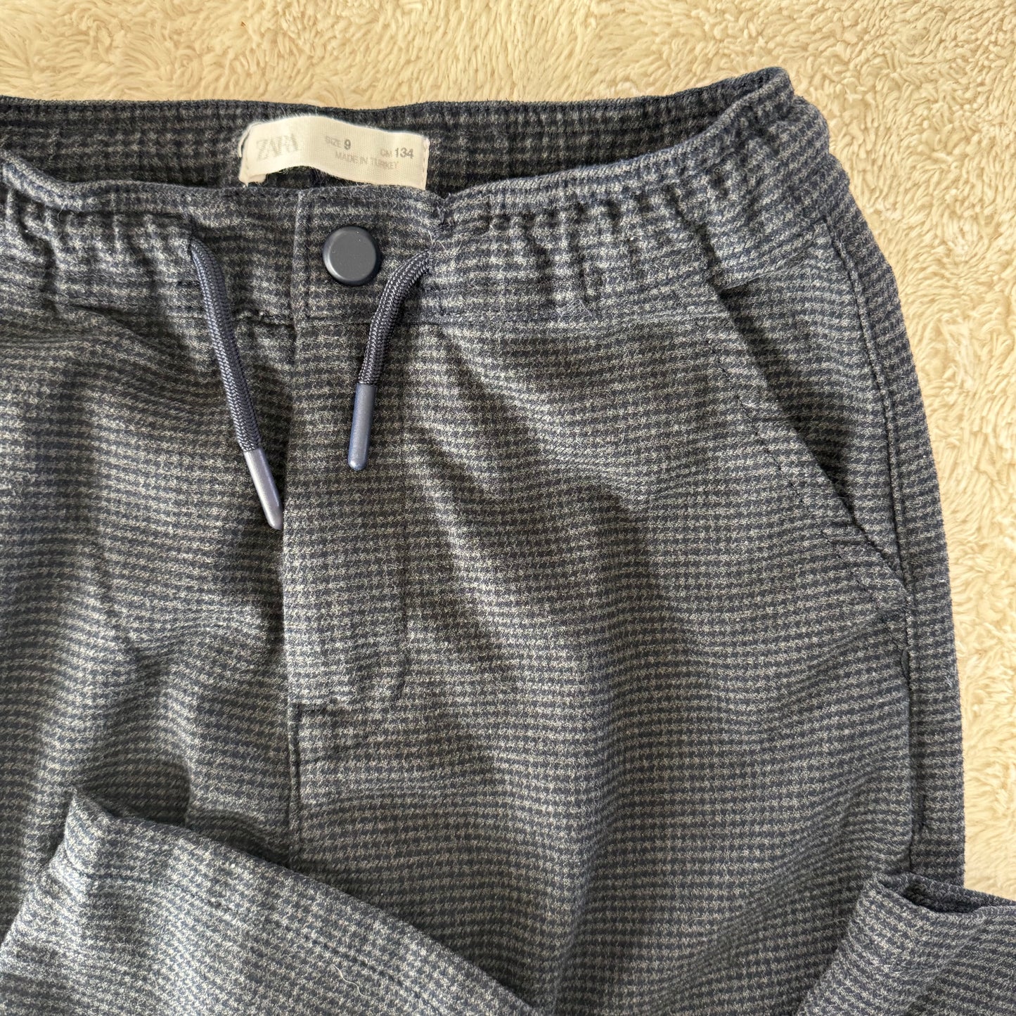 Size 9 | Zara micro plaid boys pants