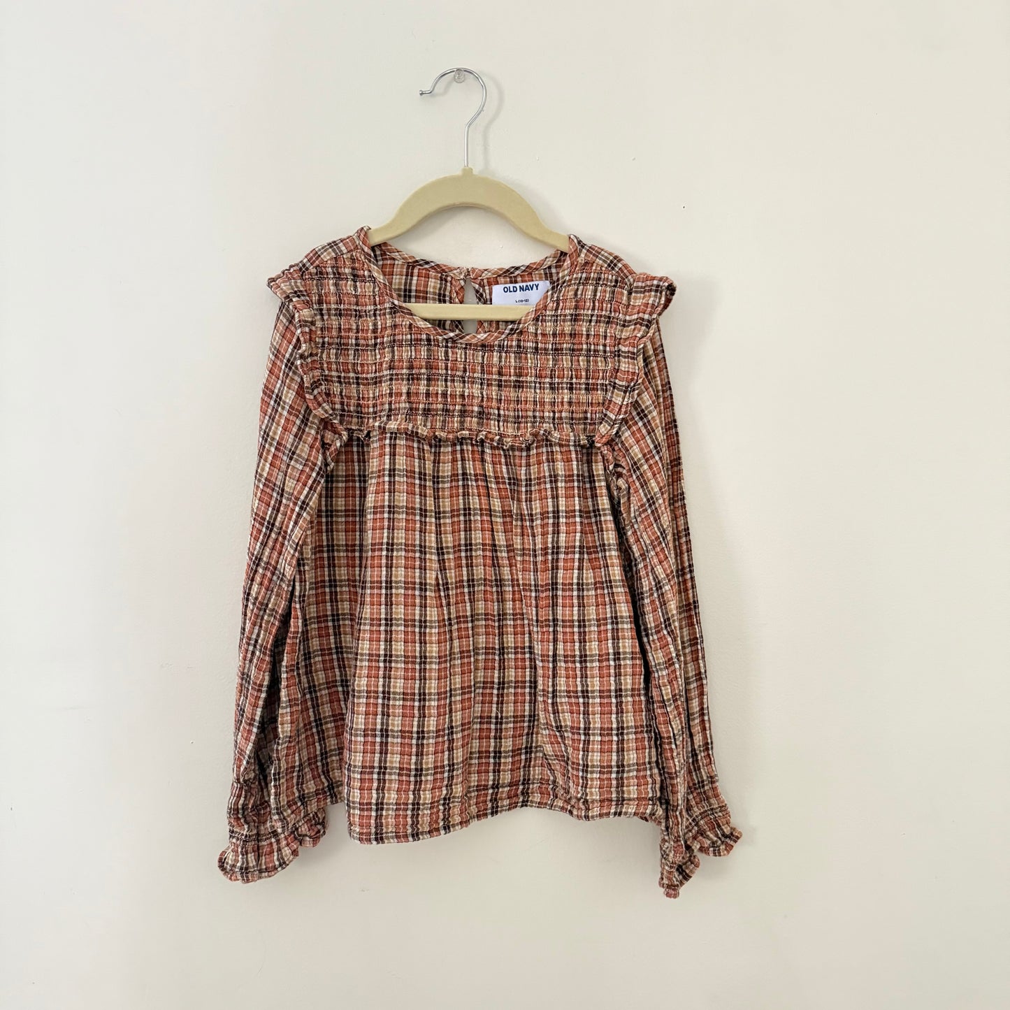 | Old Navy plaid top