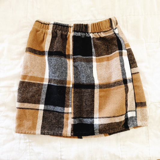 Size 5/6 | Boutique plaid skirt