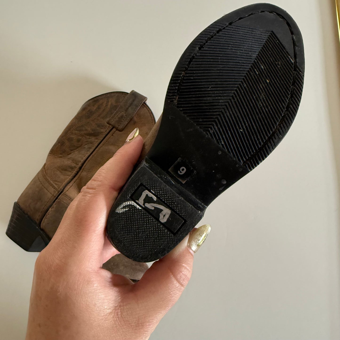 Size 9 | Leather cowboy boots