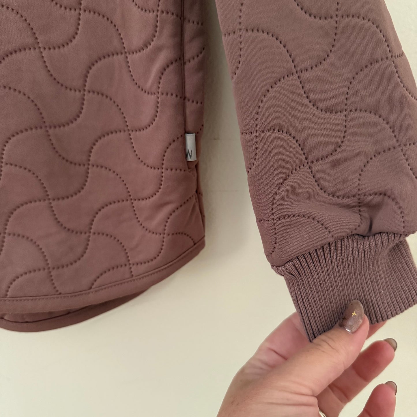Size 6 | Wheat Loui Thermo Jacket in a warm rose