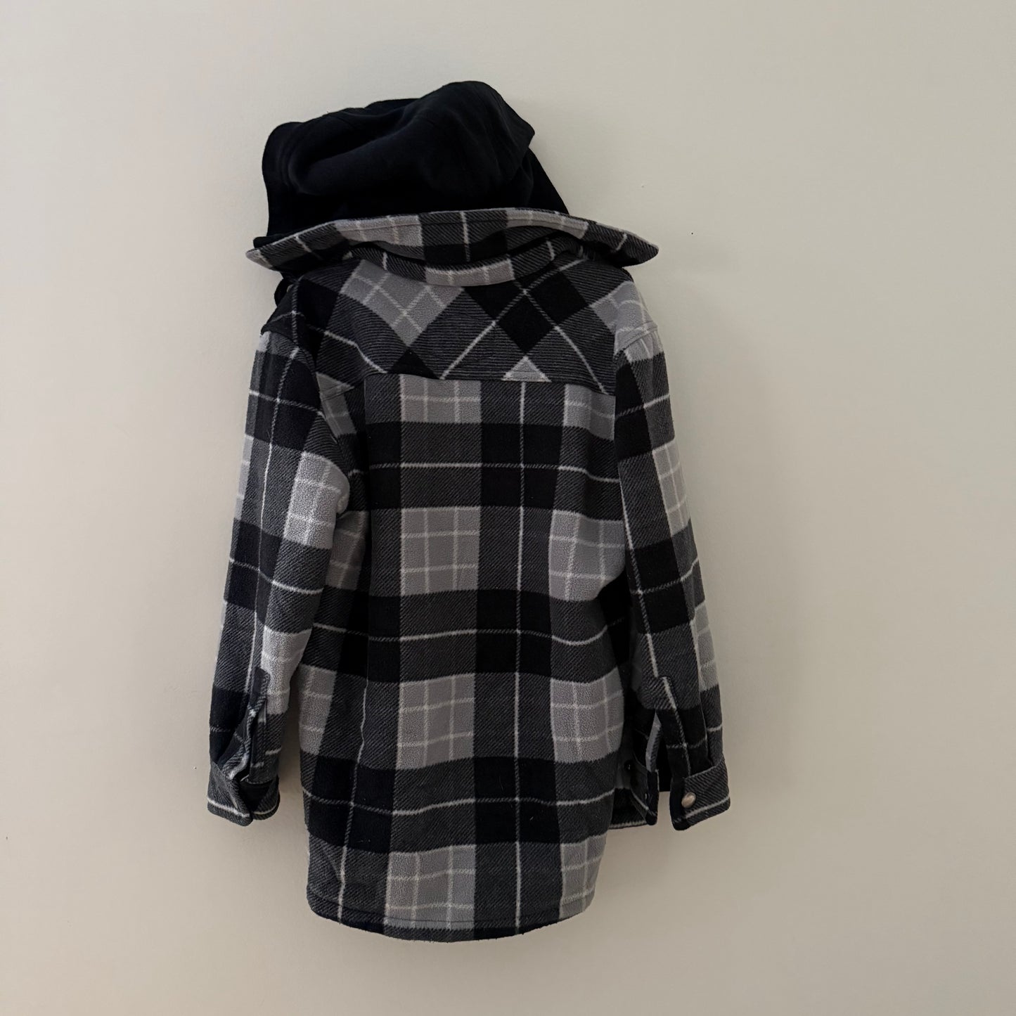 Size 5/6 | Sherpa lined plaid shacket