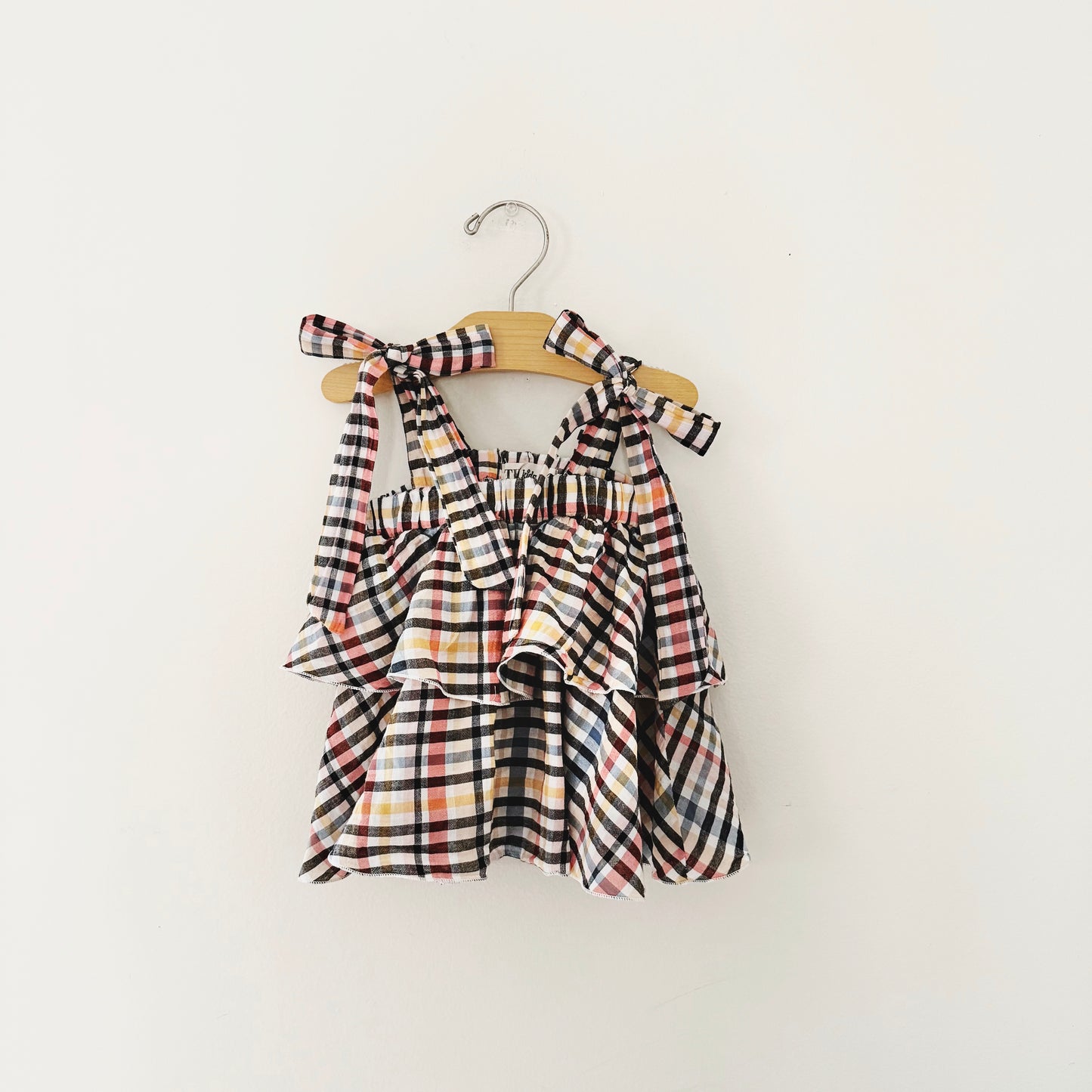 Size 4 | Plaid bow tank