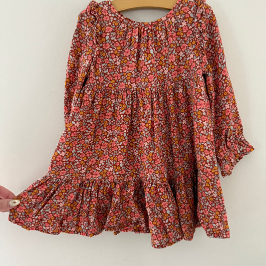 Size 2T | Long sleeve floral dress