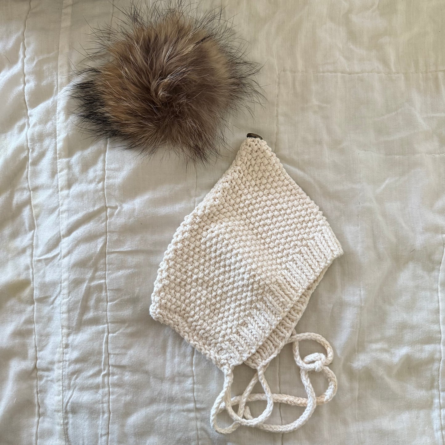 Size 6-12 months | Small shop knitted bonnet