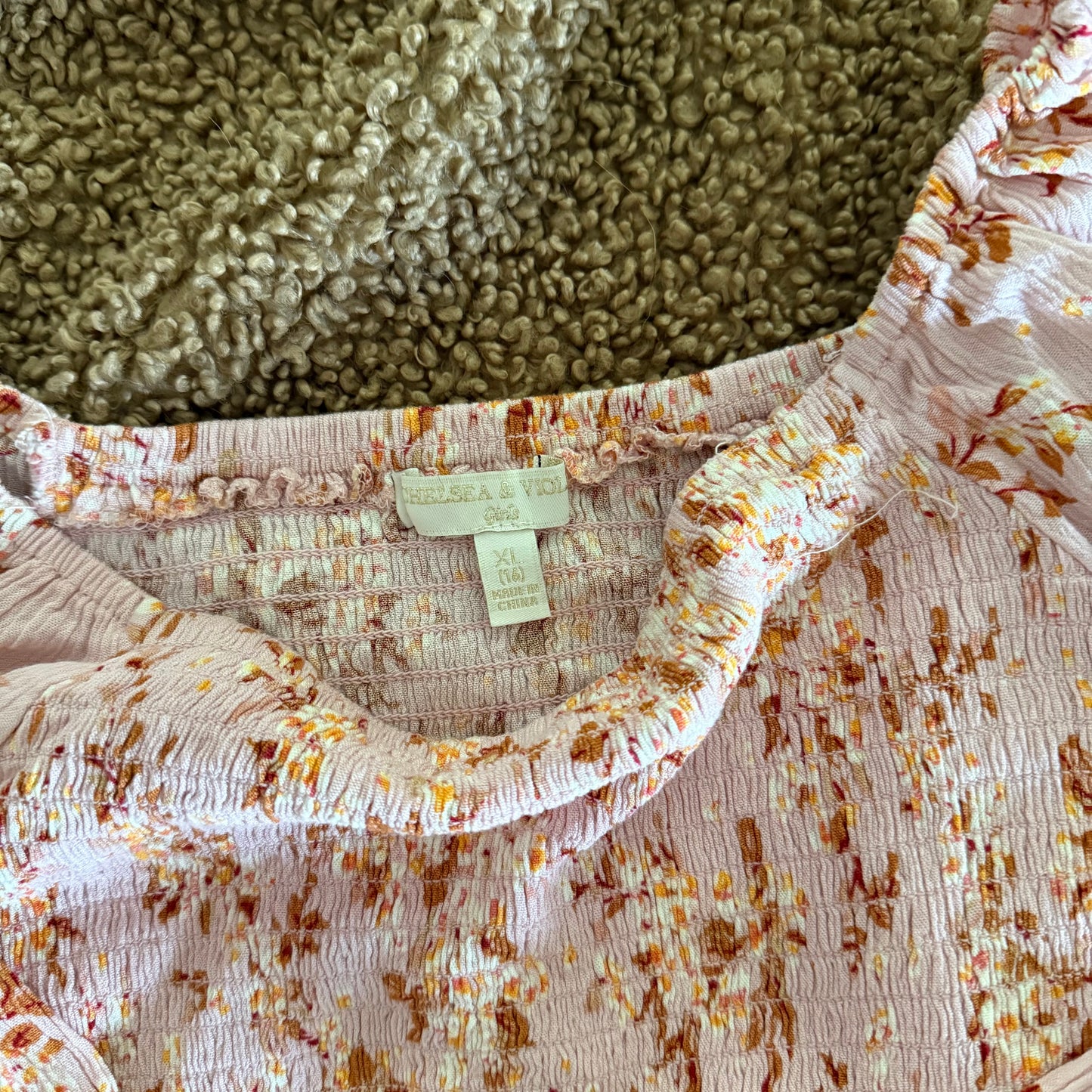 Size 14 | Smocked floral set