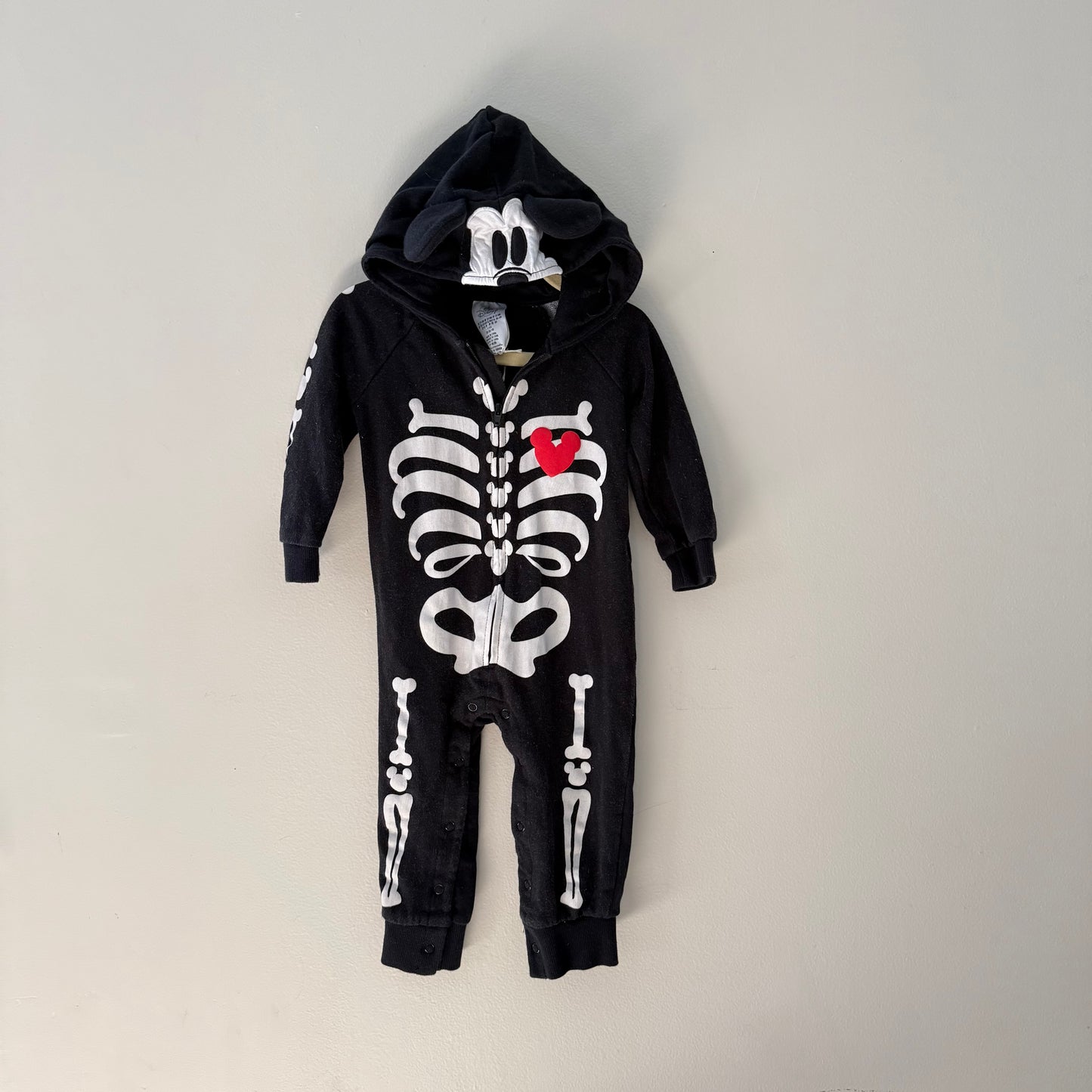 Size 12-18 months | Mickey hooded spooky romper