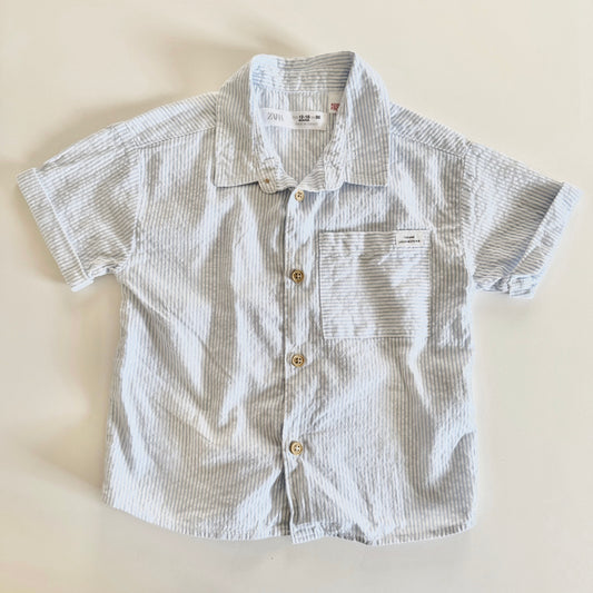 Size 12-18 months | Zara short sleeve button down