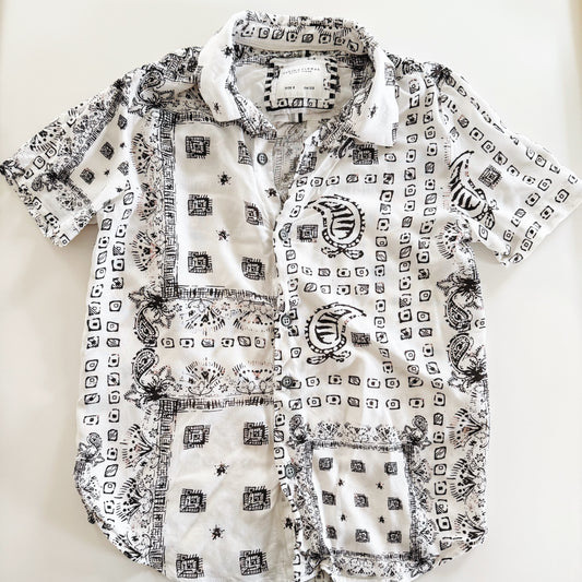 Size 8 | Bandana pattern button down