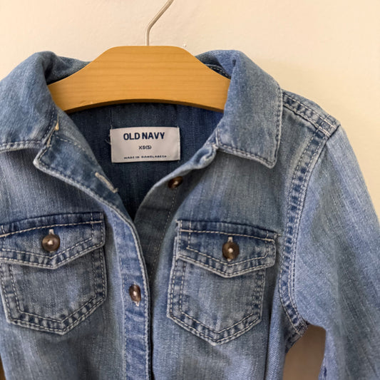 Size 5 | Denim shirt dress