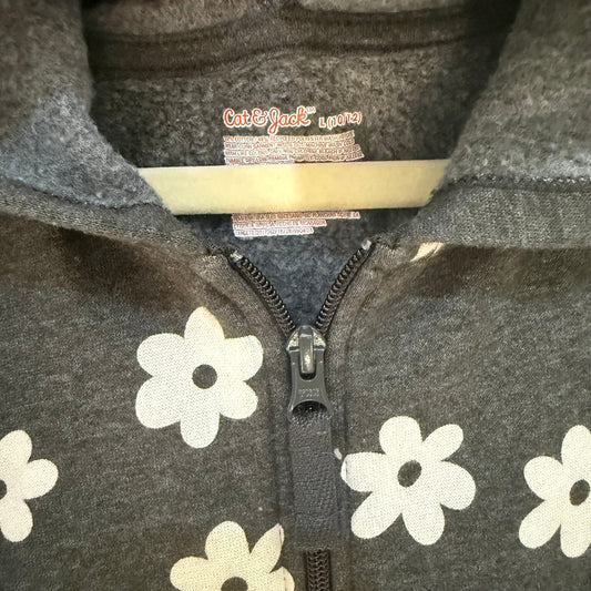 Size 10/12 | Cat & Jack zip sweatshirt
