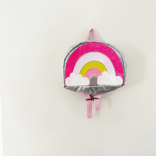 Joules Glitter Rainbow backpack