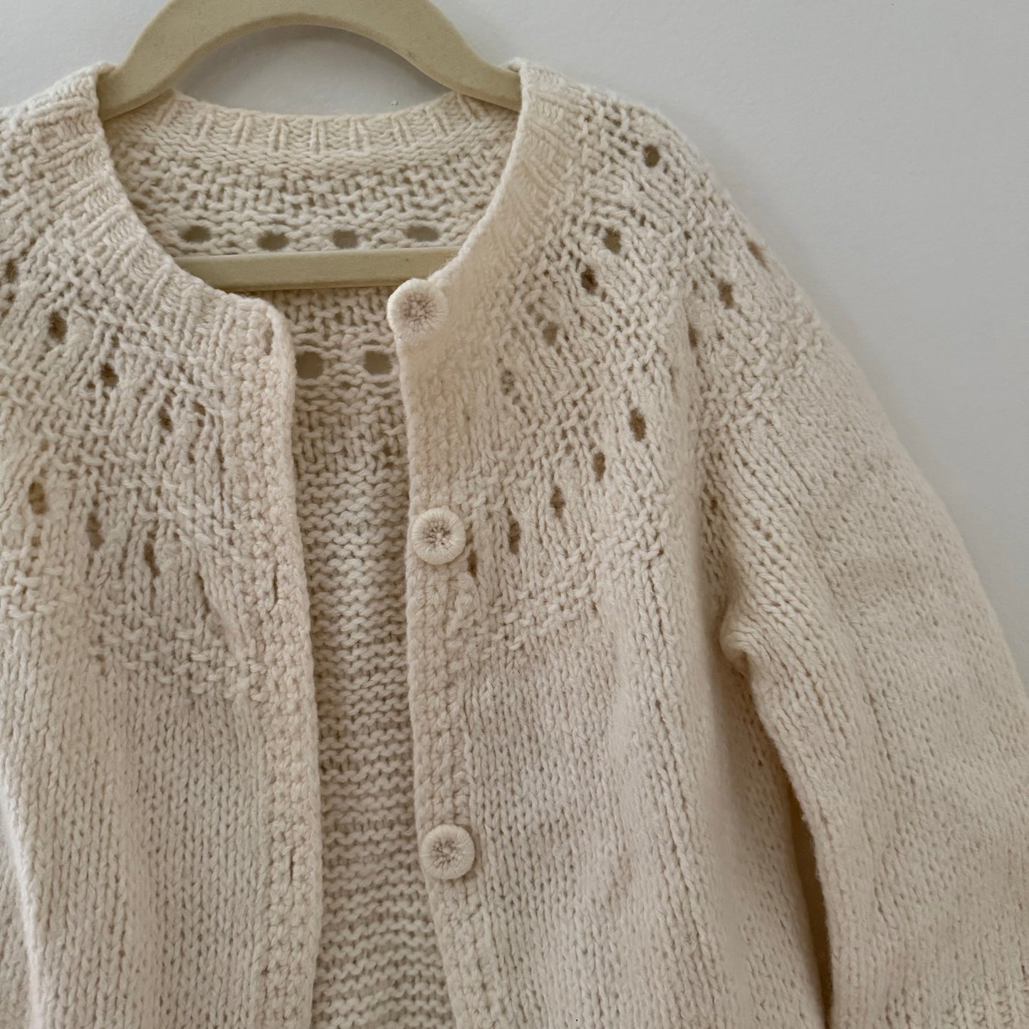 Open size | Handmade cream sweater