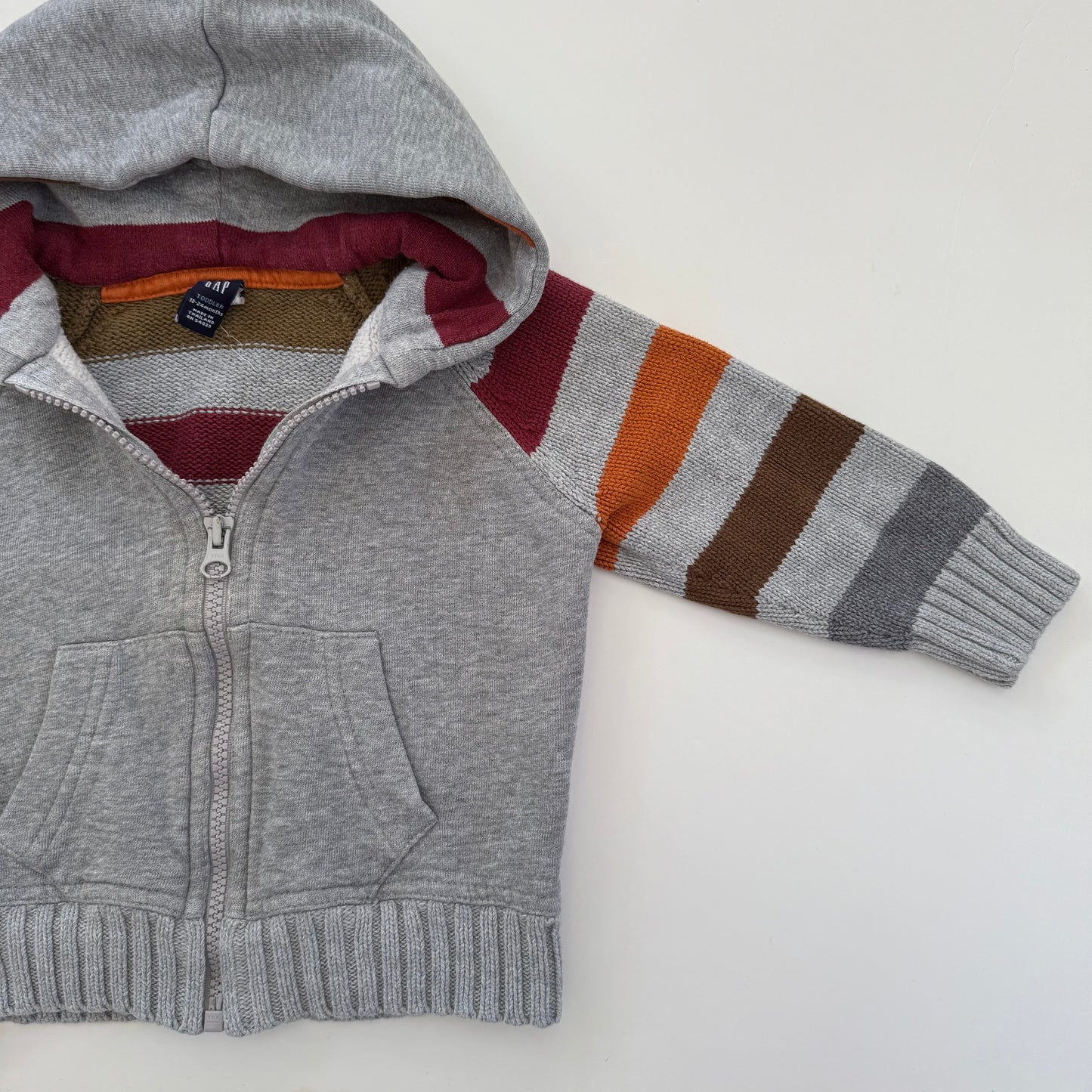 Size 18-24 months | BabyGap knit hooded zip up