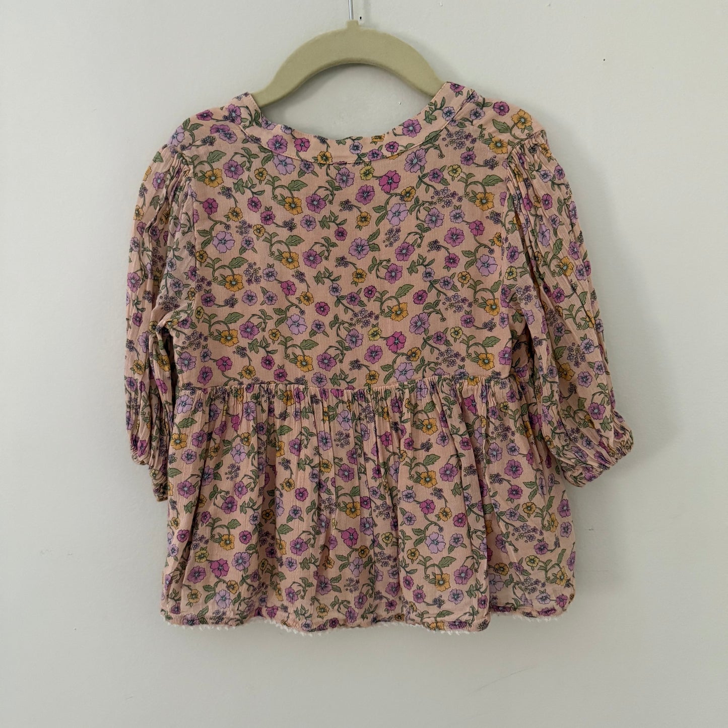 Size 3-4 years | SPELL & The Little Gypsies Folk Town blouse in Springtime