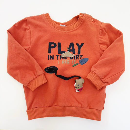 Size 24 months | Play in the dirt pullover
