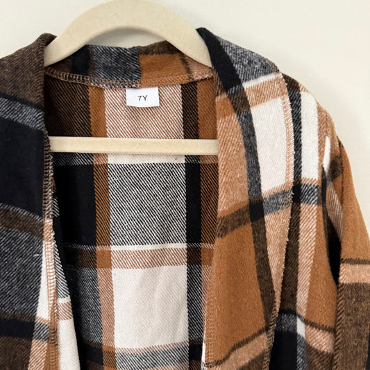 Size 7 | Plaid boutique duster