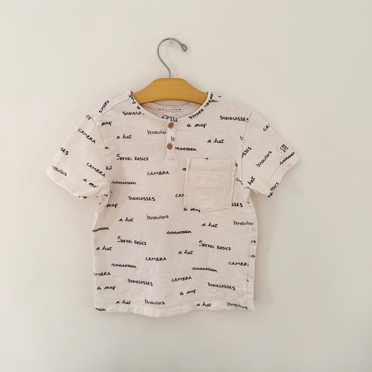 Size 5T | Art Class button henley