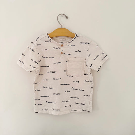 Size 5T | Art Class button henley
