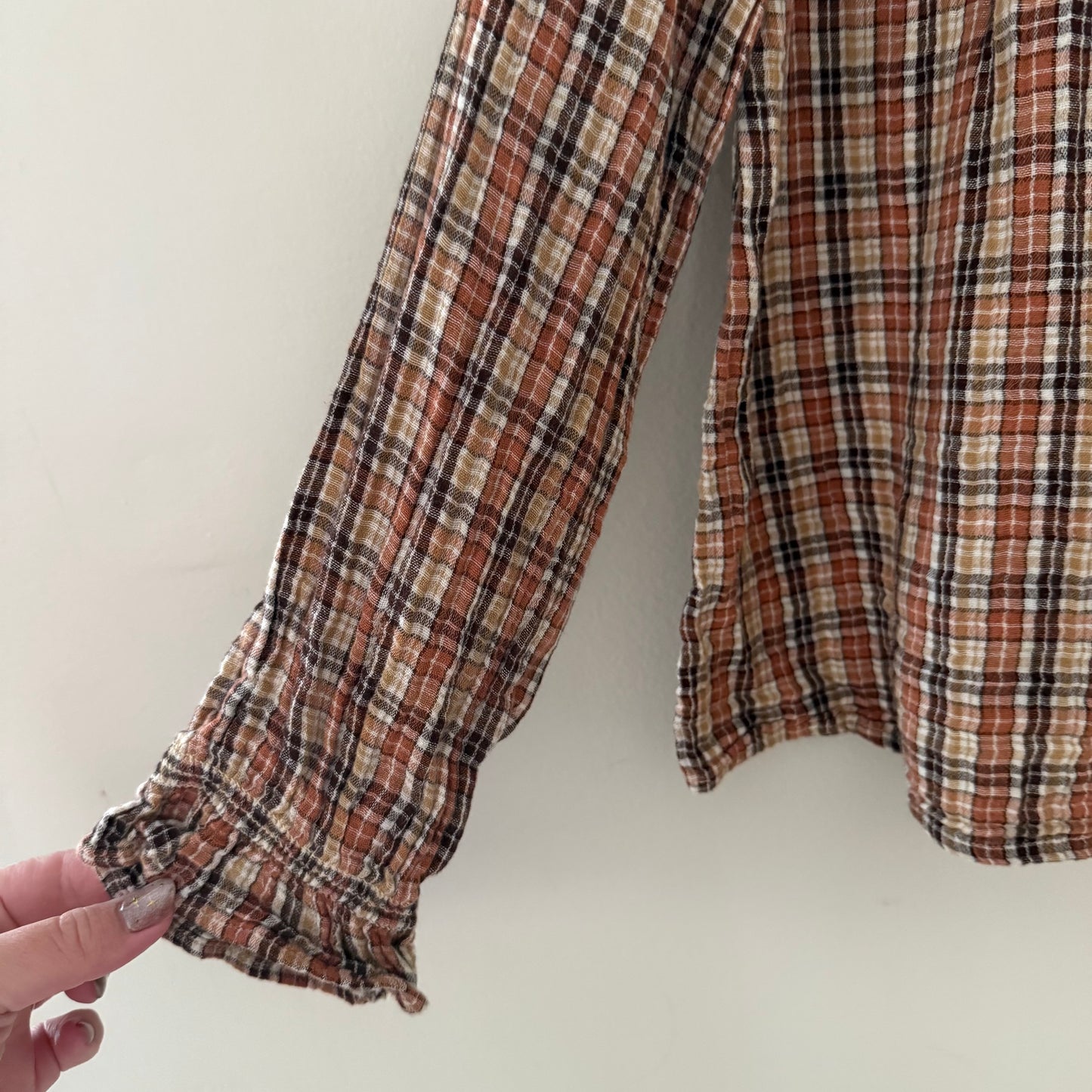 | Old Navy plaid top