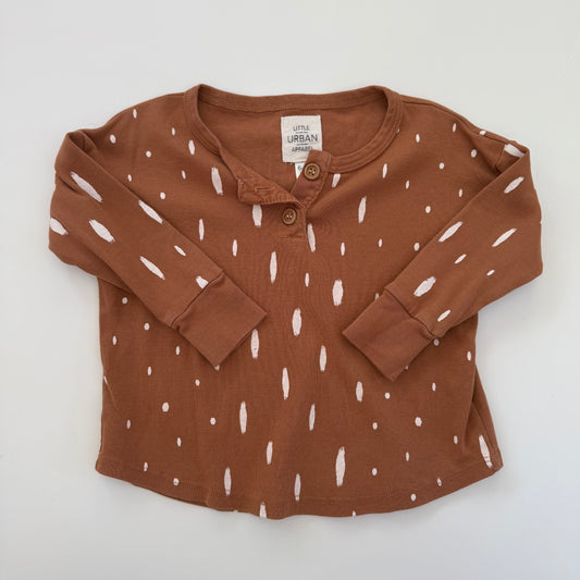 Size 6-12 months | Little Urban Apparel two button Henley