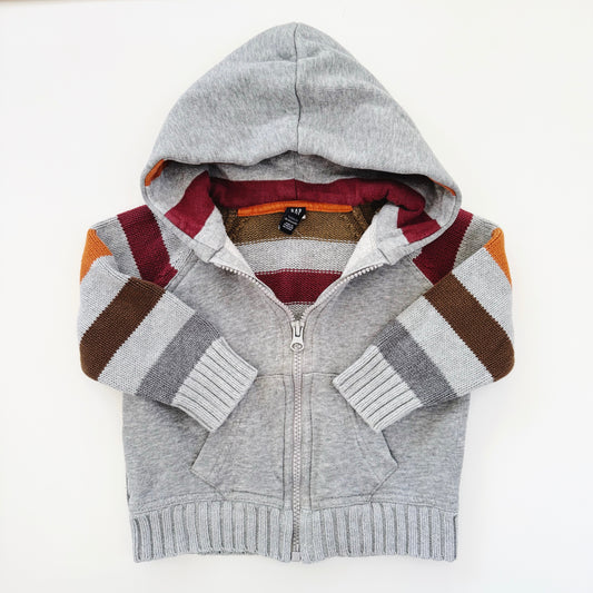 Size 18-24 months | BabyGap knit hooded zip up