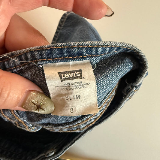 Size 8 slim | Vintage Levi shorts