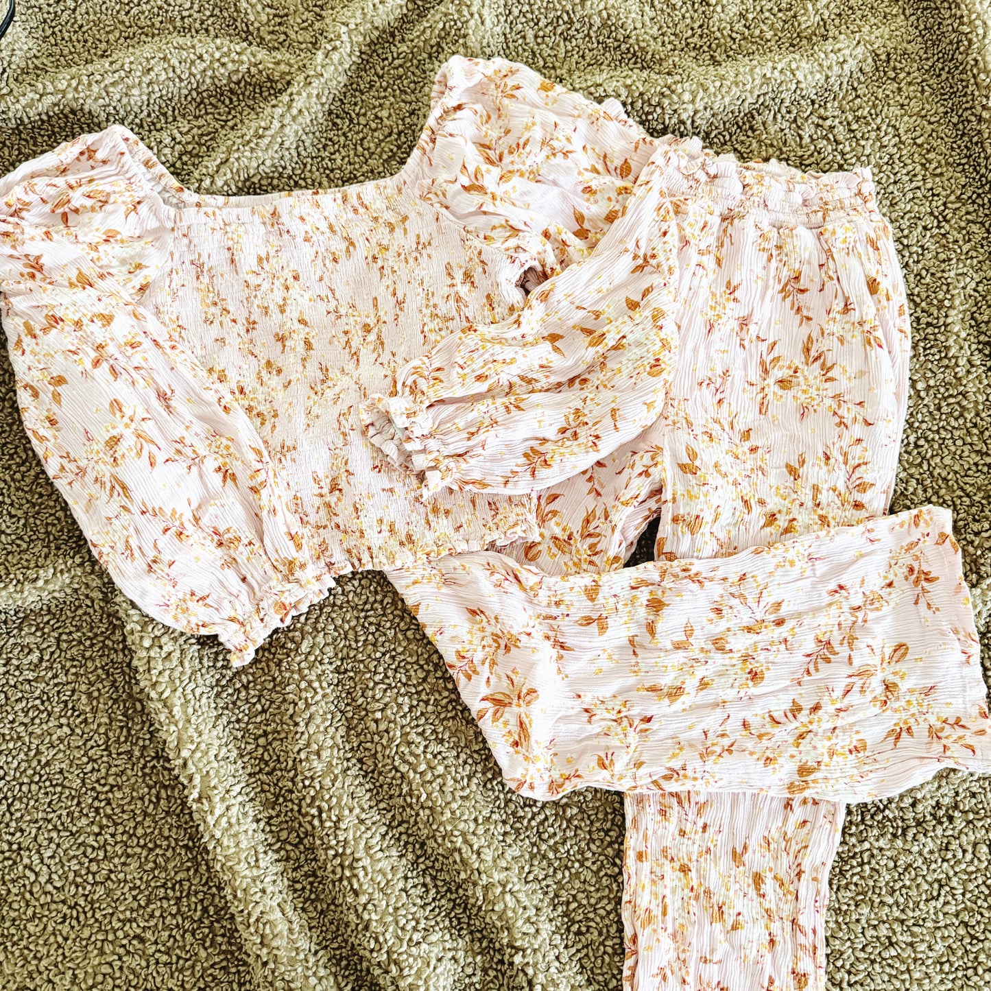 Size 14 | Smocked floral set