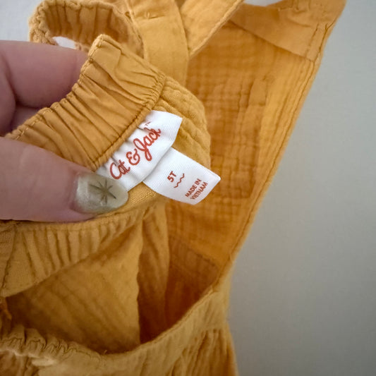 Size 5T | Mustard pinafore
