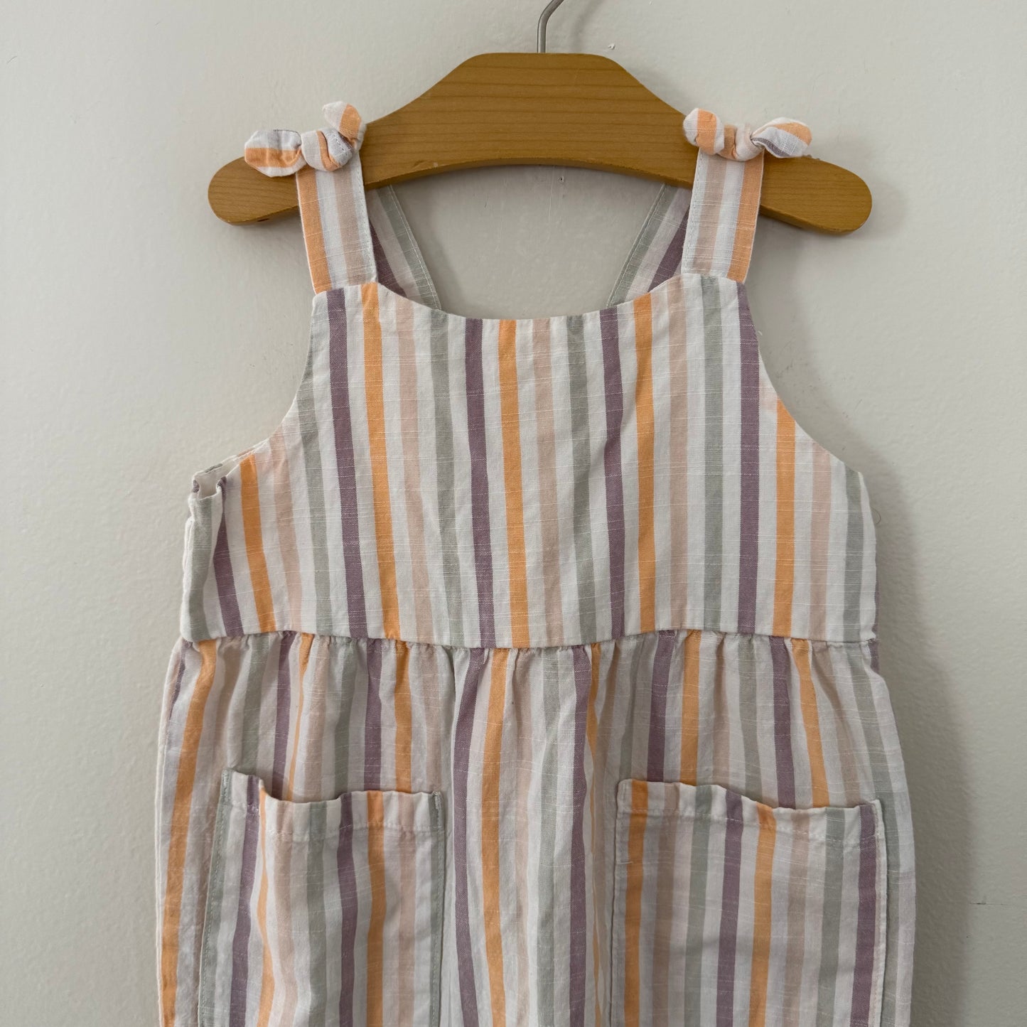 Size 2T | Gauzy striped romper